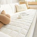 Sofa Cover Striped Polyester Full-Wrap Anti-Slip