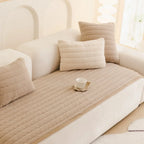 Sofa Cover Thick Plush Microfiber Pet-Friendly & Machine Washable