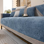 Sofa Cover Velvet-Soft Chenille Non-Slip Backing & Scratch-Resistant