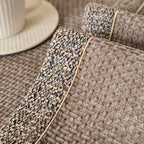Sofa Cover Velvet-Soft Chenille Non-Slip Backing & Scratch-Resistant