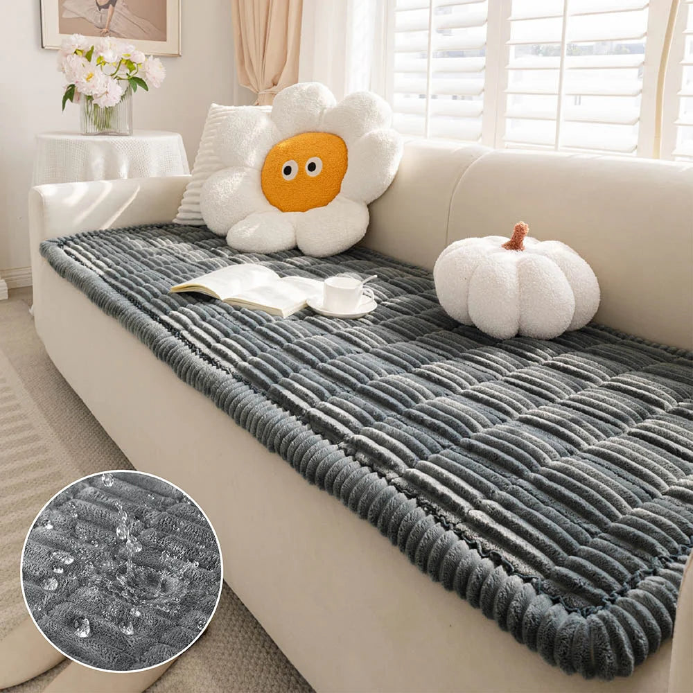 Sofa Cover Waterproof & Anti-Slip Breathable Flannel