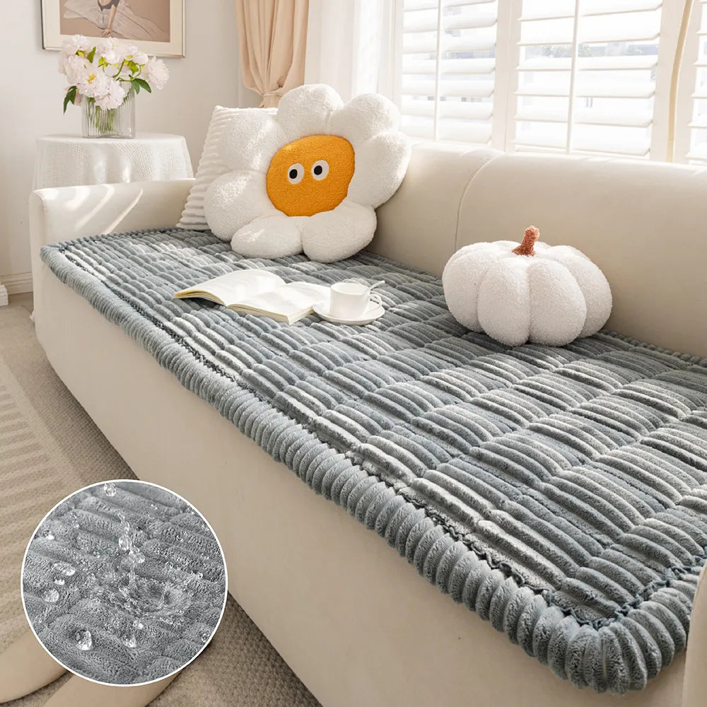 Sofa Cover Waterproof & Anti-Slip Breathable Flannel