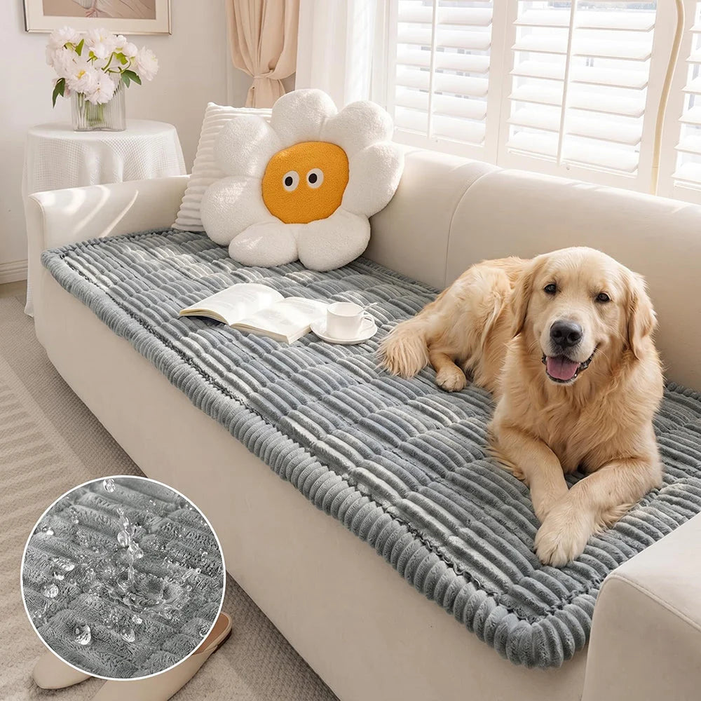 Sofa Cover Waterproof & Anti-Slip Breathable Flannel