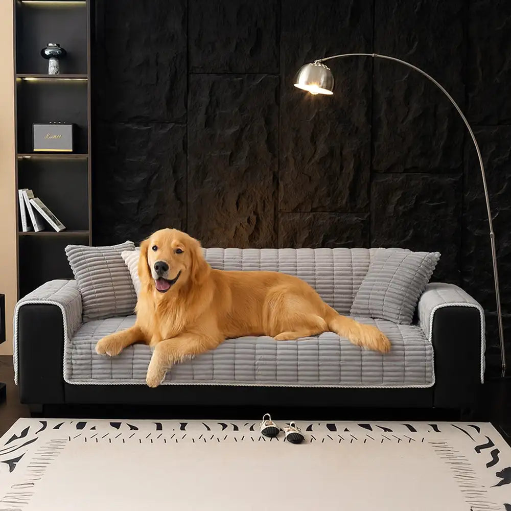 Sofa Cover Waterproof Non-Slip Plush Fleece