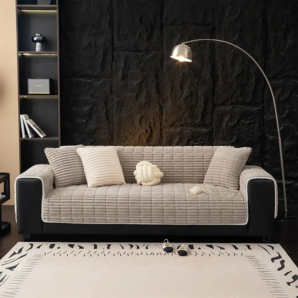Sofa Cover Waterproof Non-Slip Plush Fleece