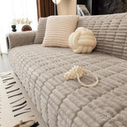 Sofa Cover Waterproof Non-Slip Plush Fleece