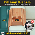 Sofa Cup Holder Bamboo Space-Saving 41.5 x 34 cm