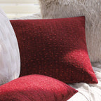 Sofa Cushion Cover Quilted Linen-Look Cotton Blend Machine Washable