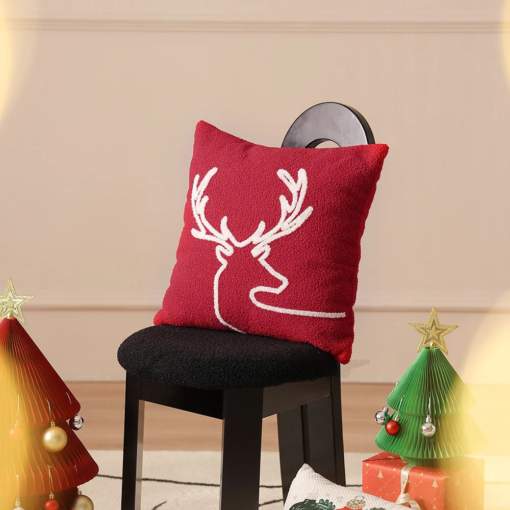Sofa Cushion Hand-Embroidered & Removable Cover