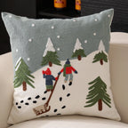 Sofa Cushion Hand-Embroidered & Removable Cover