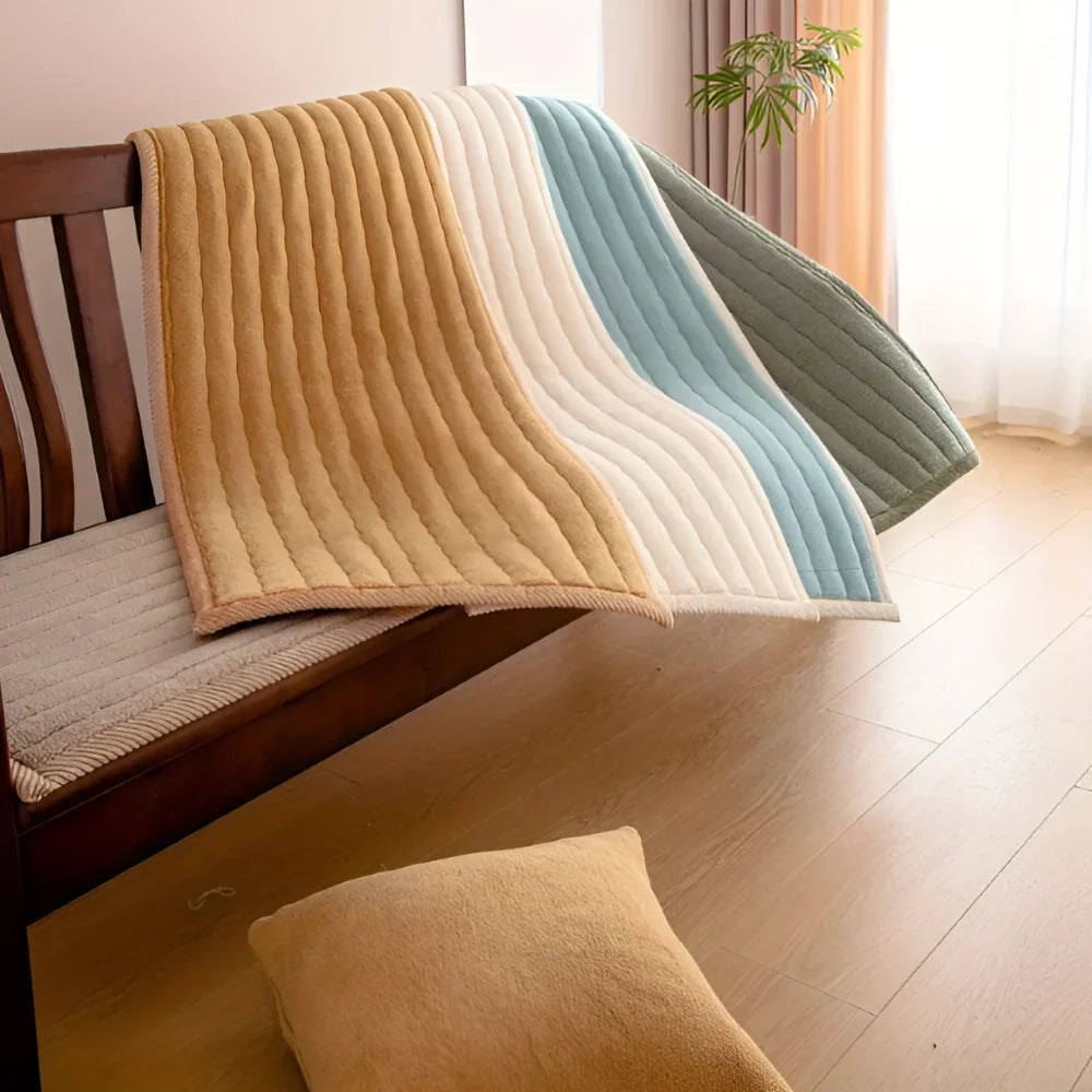 Sofa Protector Quilted Plush Non-Slip Back & Machine Washable