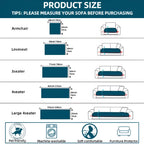 Sofa Protector Quilted Plush Non-Slip Back & Machine Washable