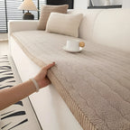Sofa Protector Quilted Plush Non-Slip Back & Machine Washable