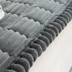 Sofa Seat Cover Quilted Microfiber Non-Slip & Piped Edge