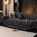 Sofa Slipcover Jacquard Velvet Microfiber Non-Slip