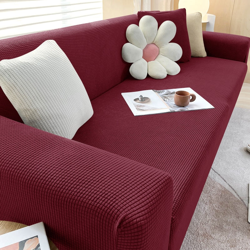 Sofa Slipcover Stretch Fitted Anti-Slip Stain-Resistant