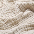 Sofa Throw Blanket Cotton Muslin Lightweight & Breathable
