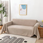Sofa Throw Water-Resistant Velour-Polyester Non-Slip
