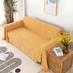 Sofa Throw Water-Resistant Velour-Polyester Non-Slip