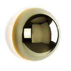 Soft Ambient Metal & Glass Wall Sconce (Hardwired)