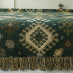 Soft Breathable Cotton Reversible Throw Blanket