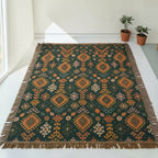 Soft Breathable Cotton Reversible Throw Blanket