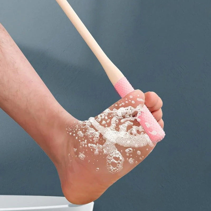 Soft Bristles Ergonomic Non-Slip Toe & Foot Brush