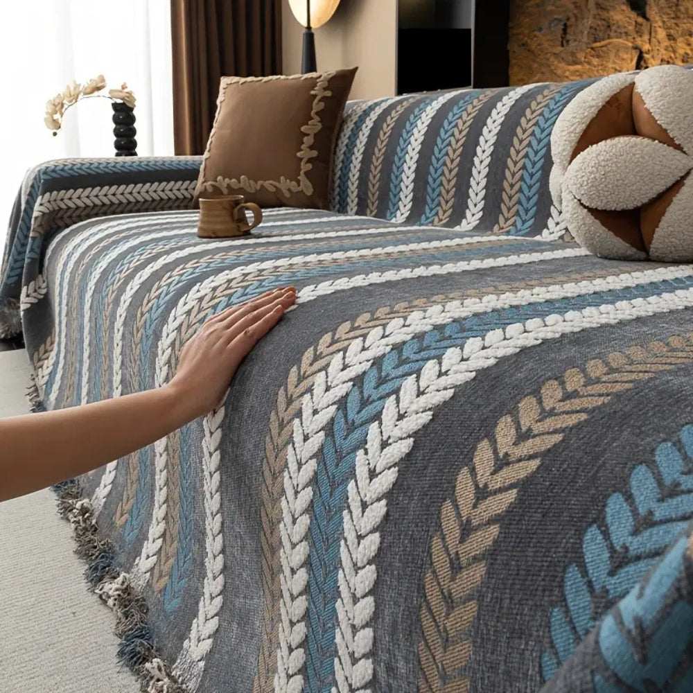 Soft Chenille Non-Slip & Machine Washable Sofa Cover