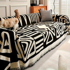 Soft Chenille Reversible Triangle Sofa Cover (Machine Washable)