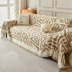 Soft Chenille Reversible Triangle Sofa Cover (Machine Washable)