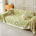 Soft Chenille Reversible Triangle Sofa Cover (Machine Washable)
