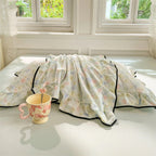 Soft Gauze Ruffled Lace Pillowcases (Set of 2)