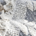 Soft Microfiber Leaf-Pattern Sofa Cover (Machine Washable)