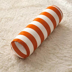 Soft Microfiber Machine-Washable Cylindrical Cushion (Candy Stripe)