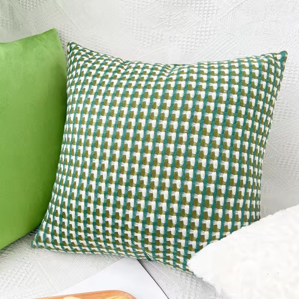 Soft Microfiber Pixel Weave Cushion Cover (Machine Washable)