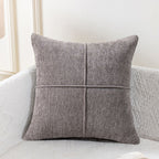 Soft Microfiber Stitched Cushion Cover (Machine Washable)