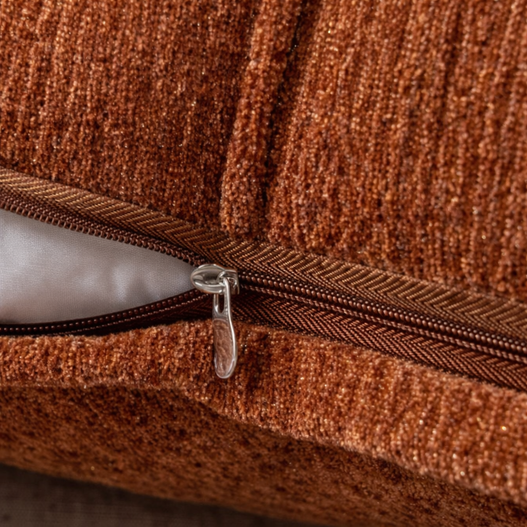 Soft Microfiber Stitched Cushion Cover (Machine Washable)