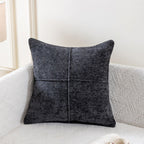 Soft Microfiber Stitched Cushion Cover (Machine Washable)
