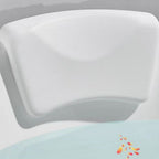 Soft Organosilicon Contoured Bathtub Pillow (Suction Cups)