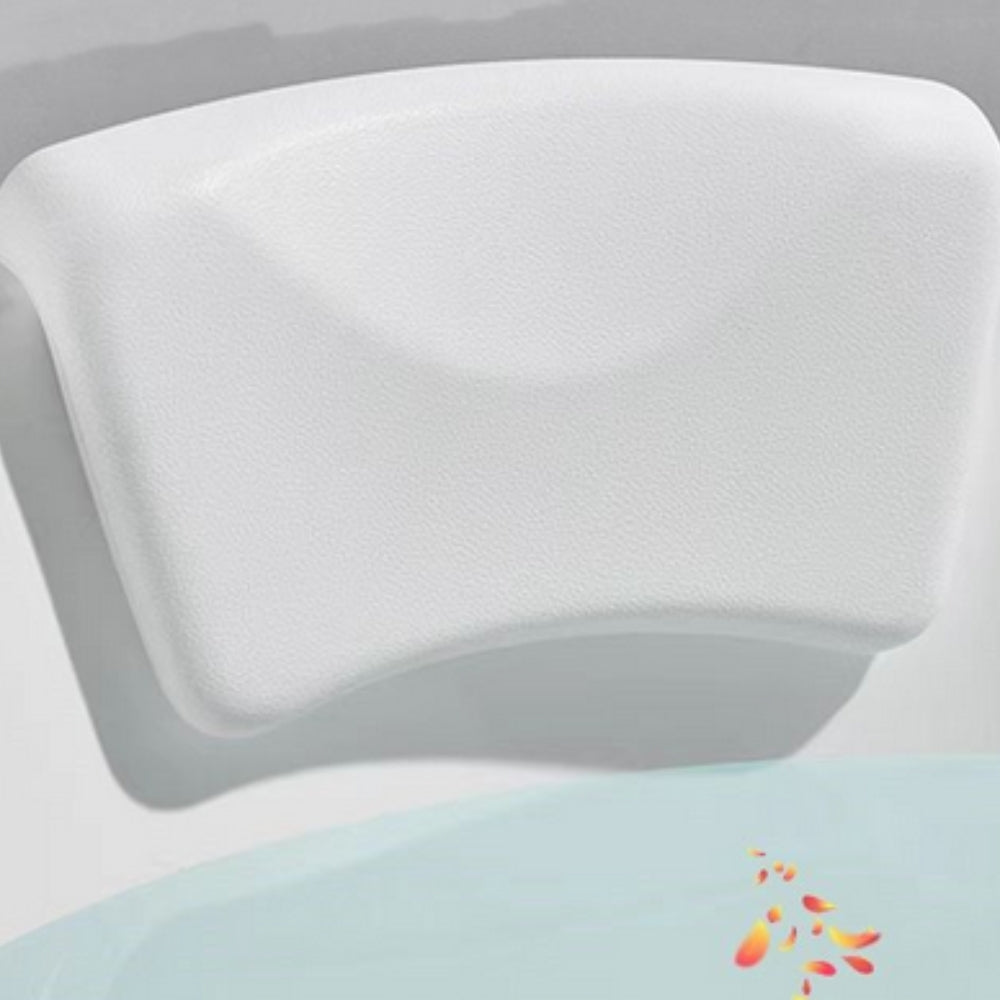 Soft Organosilicon Contoured Bathtub Pillow (Suction Cups)