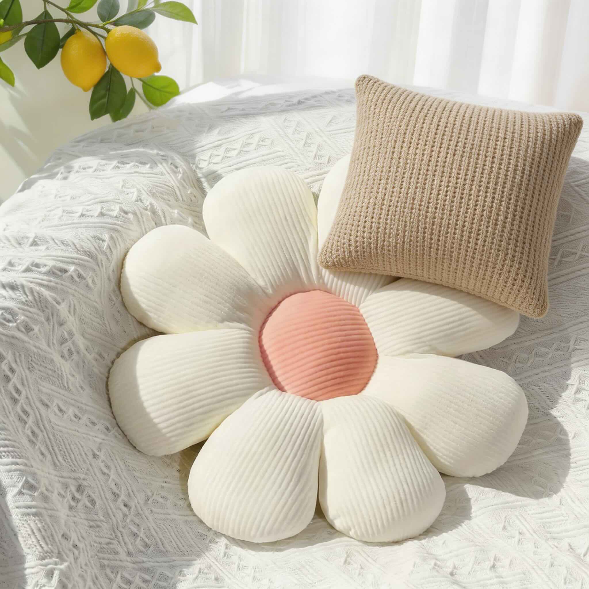 Soft Plush Sunflower Seat Cushion