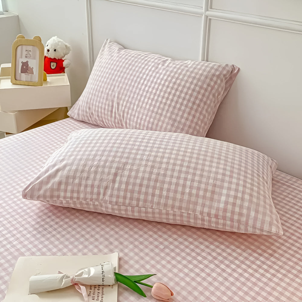Soft-Washed Microfiber Plaid Pillowcases (2-Pack)