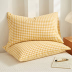 Soft-Washed Microfiber Plaid Pillowcases (2-Pack)