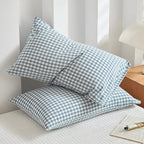Soft-Washed Microfiber Plaid Pillowcases (2-Pack)