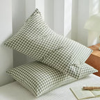 Soft-Washed Microfiber Plaid Pillowcases (2-Pack)
