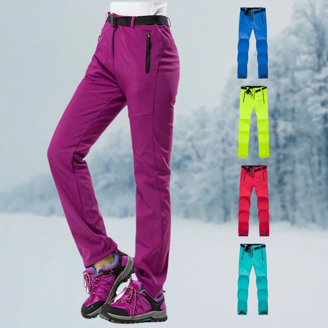 Softshell Trousers Fleece-Lined Water-Resistant Stretch