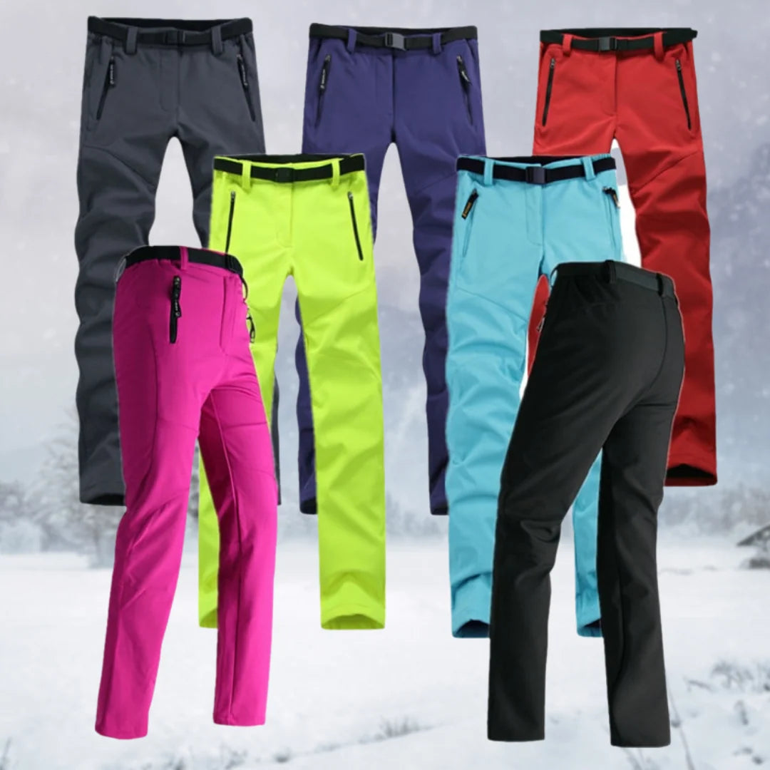 Softshell Trousers Fleece-Lined Water-Resistant Stretch