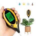 Soil Tester 4-In-1 pH Moisture Temp & Light