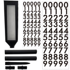 Solar Address Stake Four-Sided Adjustable Height