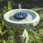 Solar Fountain Pump Weather Resistant Fits Birdbaths & Ponds